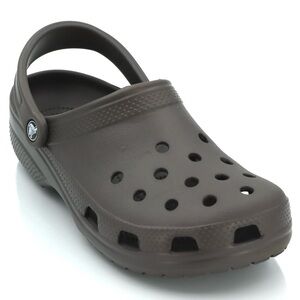 Crocs Classic Clog Unisex Grayish Dark Brown M7/W9 Lightweight Comfortable Shoes